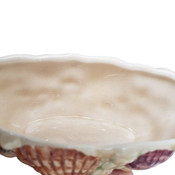 Vintage Sylvac England Sea Shell Mini Ceramic Trinket Dish Vase Planter - Picture 8 of 11